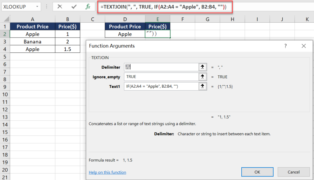 Return All Matches in Excel Using XLOOKUP and Other Functions ...